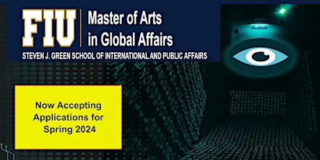 Information Session- Master of Arts in Global Affairs - Green School - FIU primary image