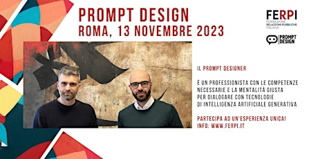 Immagine principale di Creative Prompt Design | Roma 13 novembre 2023 