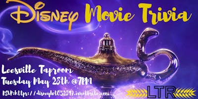 Disney Movie Trivia At Leesville Tap Room Raleigh May