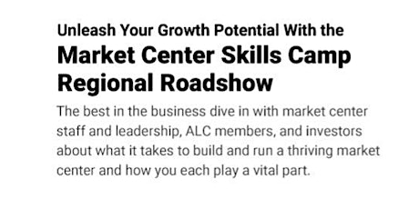 Hauptbild für Market Center Skills Camp Regional Roadshow w/Jenn Lewis