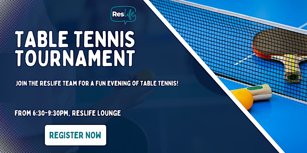 Tickets for Table Tennis Tournament (World Table Tennis Day!) Tuesday, April 23, 2024 at 6:00 PM