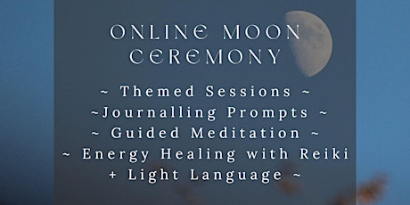 Immagine principale di Online Moon Ceremony 