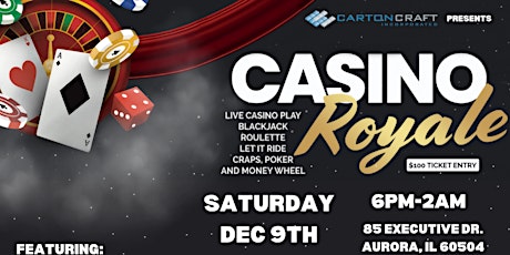 Casino Royale - A Charity Affair at The Piazza primary image