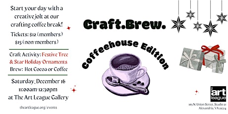 Hauptbild für Craft.Brew. A Crafting Coffee Break!