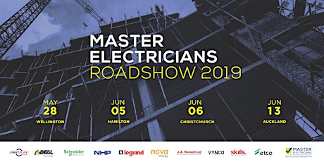 Master Electricians Roadshow 2019 - Auckland primary image