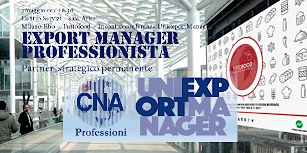PROFESSIONISTI EXPORT MANAGER Incontro UNIEXPORTMANAGER CNA 