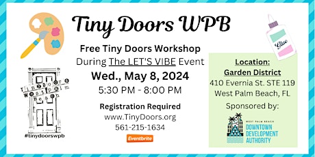 Free Make a Tiny Door Workshop: Wednesday, May 8, 2024
