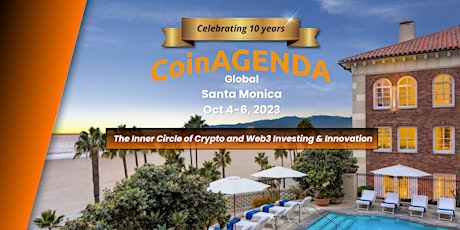 Hauptbild für CoinAgenda Global 2023 + BitAngels Pitch Day