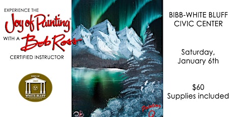 "Mountain Under the Aurora" Bob Ross Workshop - White Bluff primary image