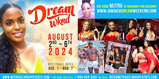 DREAM WEEKEND -JAMAICA 2024 primary image