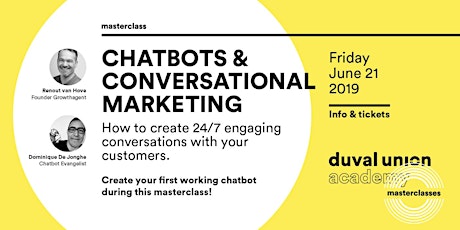 Primaire afbeelding van Masterclass: Chatbots & Conversational Marketing