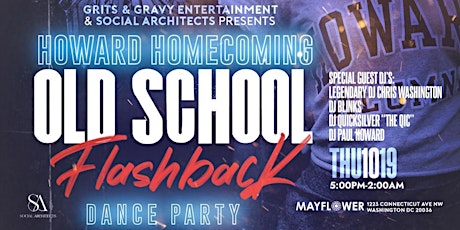 HU HOMECOMING OLD SCKOOL FLASHBACK DANCE PARTY primary image