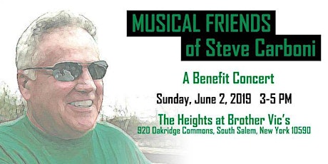 MUSICAL FRIENDS of Steve Carboni: A Benefit Concert primary image