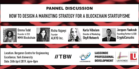 Panel Discussion: How to design a marketing strategy for a blockchain startup/SME primary image