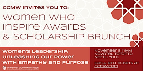 2023 Women Who Inspire Awards  & Scholarship Brunch primary image
