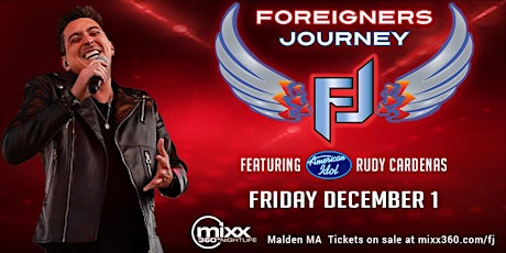 Primaire afbeelding van FOREIGNERS JOURNEY featuring American Idol Rudy Cardenas