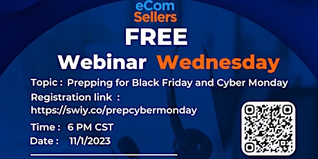 Prepping for Black Friday and Cyber Monday – Free Webinar primary image