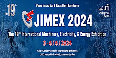 Imagem principal do evento JIMEX : JORDAN INTERNATIONAL MECHANICAL ELECTRICAL AUTOMATION & SOLAR EXPO