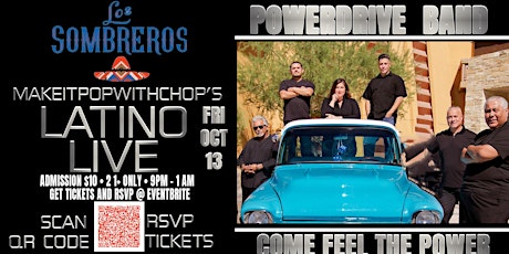 Makeitpopwithchop’s Latino Live ft. Powerdrive Band primary image