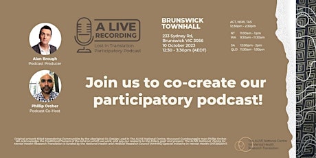 Live Recording - The ALIVE National Centre’s Podcast Lost in Translation primary image