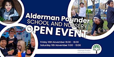 Alderman Pounder Infant and Nursery School Open Event primary image