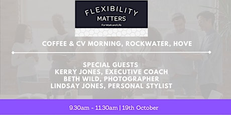 Rockwater, Coffee & CV Morning, with special guests primary image