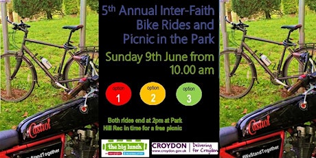 Interfaith Bike Rides & Picnic in the Park  primary image