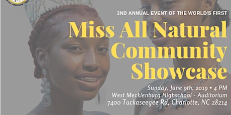 2nd Annual Miss All Natural Showcase - Charlotte, NC primary image