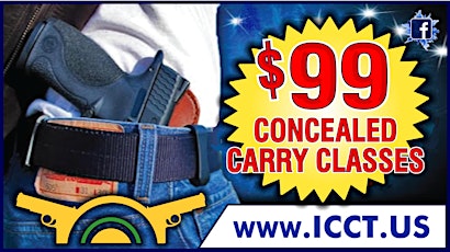 16 Hour Concealed Carry Class Saturday's & Sunday's 9:00 A.M. to 6:00 P.M. primary image