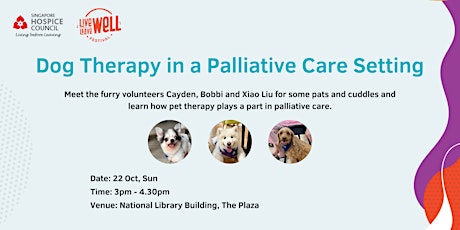 Dog Therapy in a Palliative Care Setting primary image
