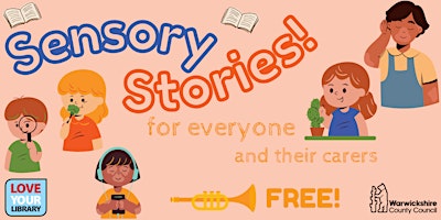 Imagem principal do evento Sensory Stories at Rugby Library