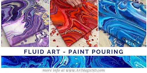 Immagine principale di Fluid Art Painting Workshop - Paint Pouring 