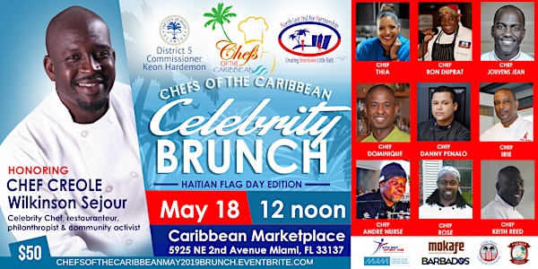 CHEFS OF THE CARIBBEAN Celebrity Brunch/Haitian Heritage Month edition