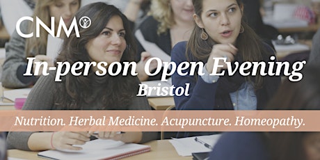 Hauptbild für CNM Bristol - Free Open Evening - Wednesday 15 November 2023