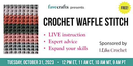 Image principale de Learn to Crochet the Waffle Stitch