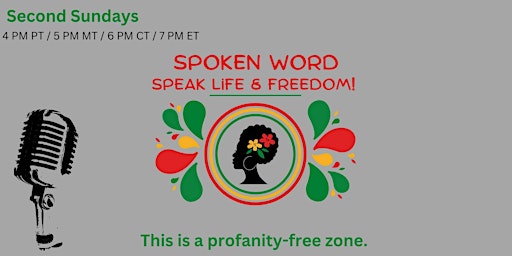 Image principale de Spoken Word Open Mic  Speak LIFE!