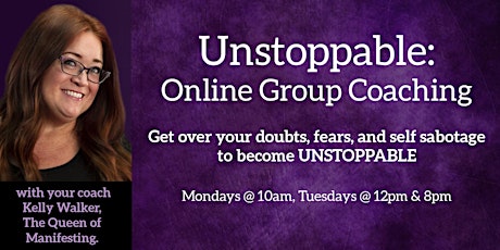 Unstoppable: Online Group Coaching primary image