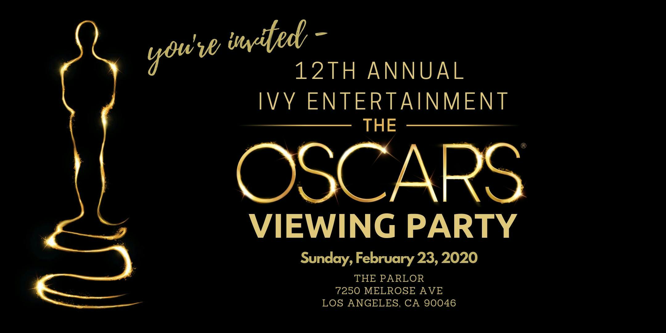 IVY Entertainment Oscars Viewing Party