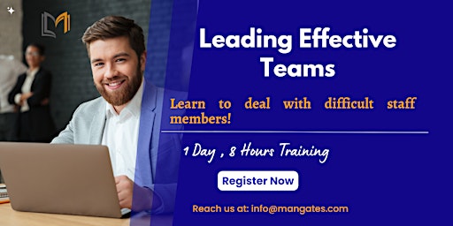 Imagen principal de Leading Effective Teams 1 Day Training in  Mecca