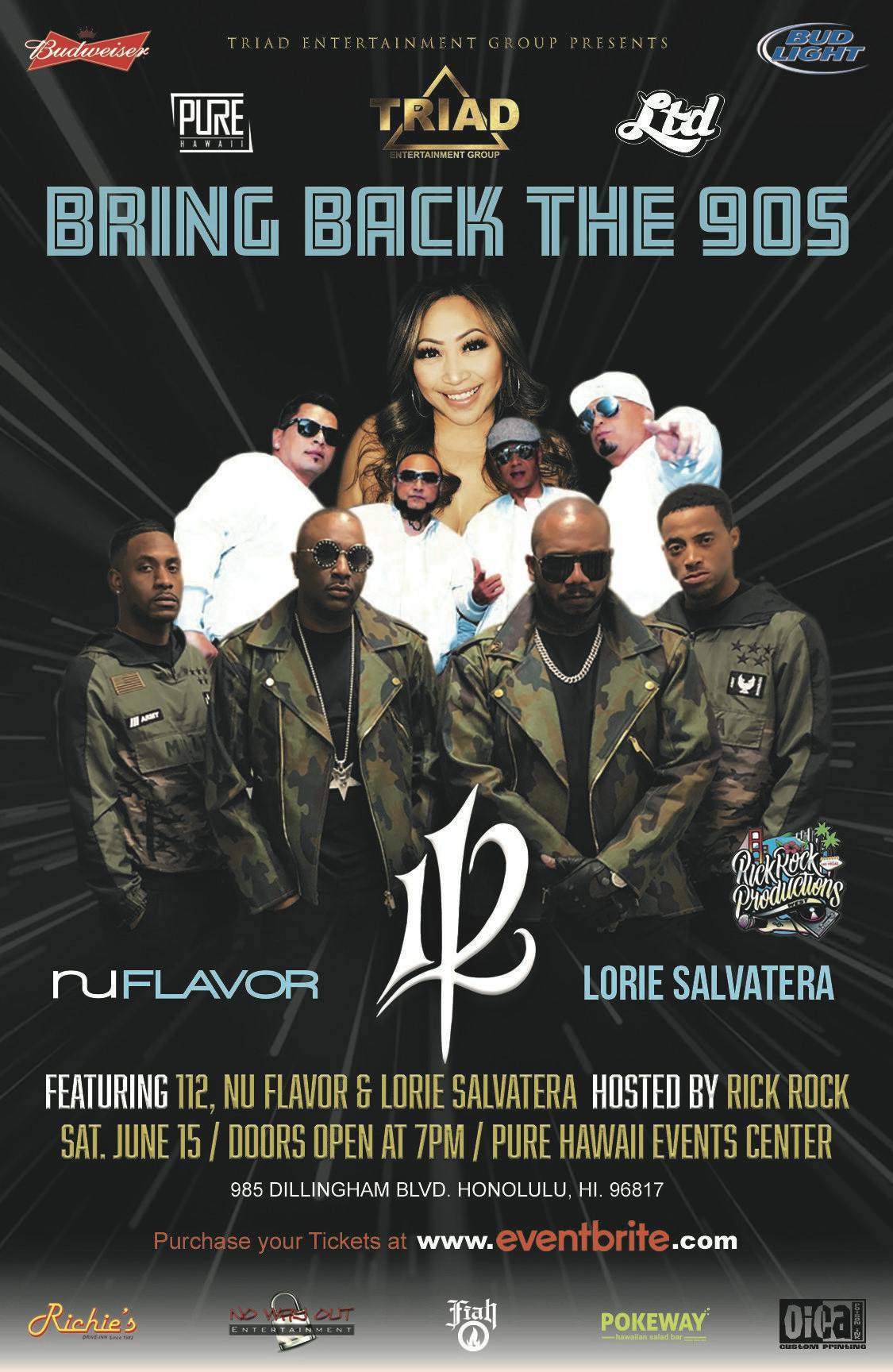 BRING BACK THE 90’S WITH GROUP 112,GROUP NU FLAVOR AND LORIE SALVATERA