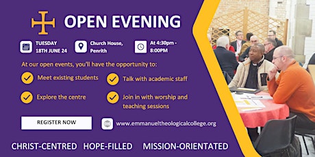 Open Evening - Penrith - June 18th 2024