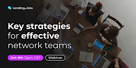 Imagen principal de Boosting business performance: key strategies for effective network teams