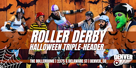 Halloween Roller Derby - Three full games!  primärbild