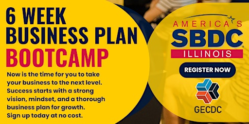 Imagem principal do evento 6 Week Business Plan Boot Camp