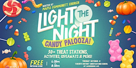 Light The Night | Candy Palooza - FREE Outdoor Event! primary image