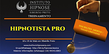 Imagem principal do evento Seja Hipnotista Pro, Aprenda a HIPNOSE, Hipnose Clássica & Induções instantâneas
