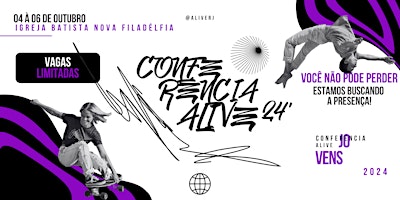 Hauptbild für CONFERÊNCIA ALIVE 2024