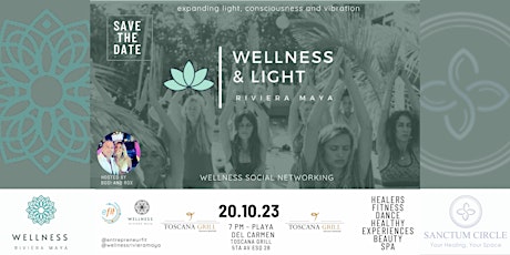 Imagem principal do evento Wellness & Light Event Playa del Carmen Mexico