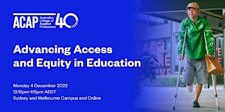 Hauptbild für Advancing Access and Equity in Education
