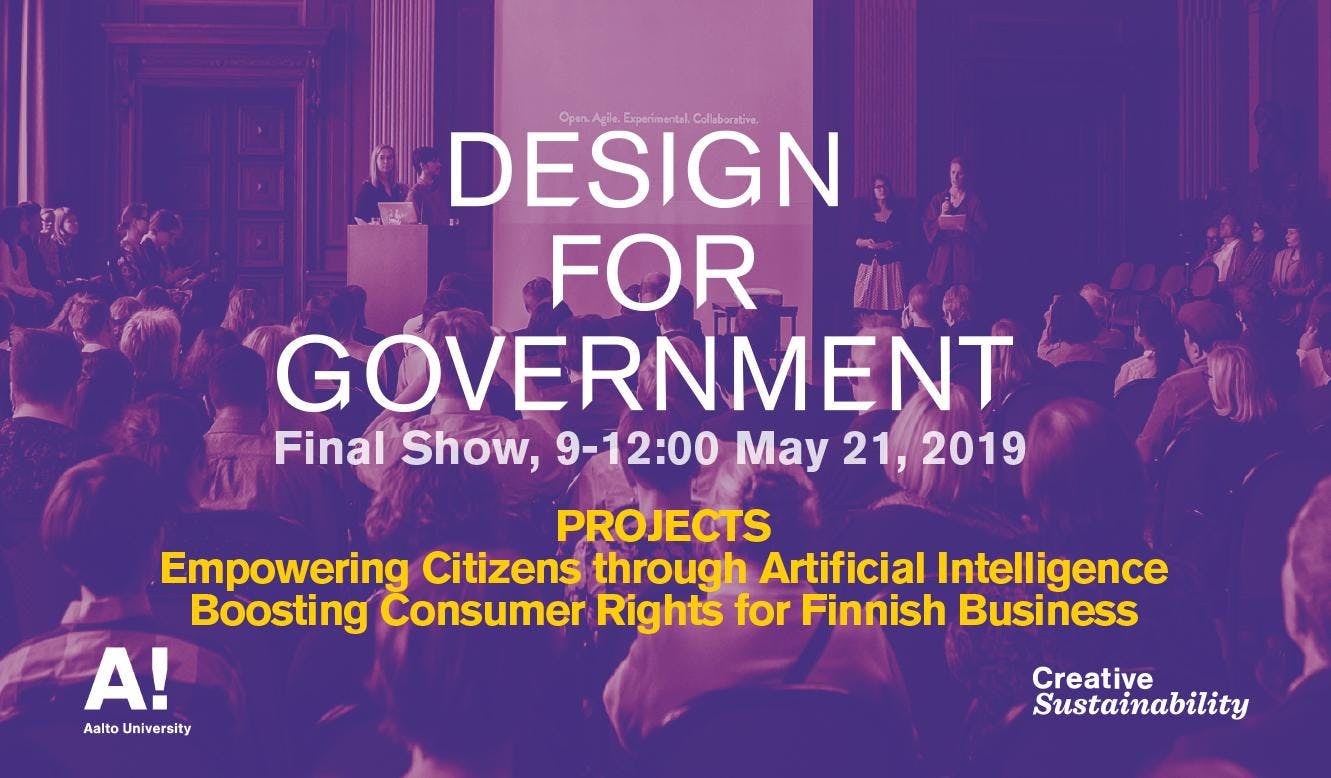Design for Government 2019 Final Show